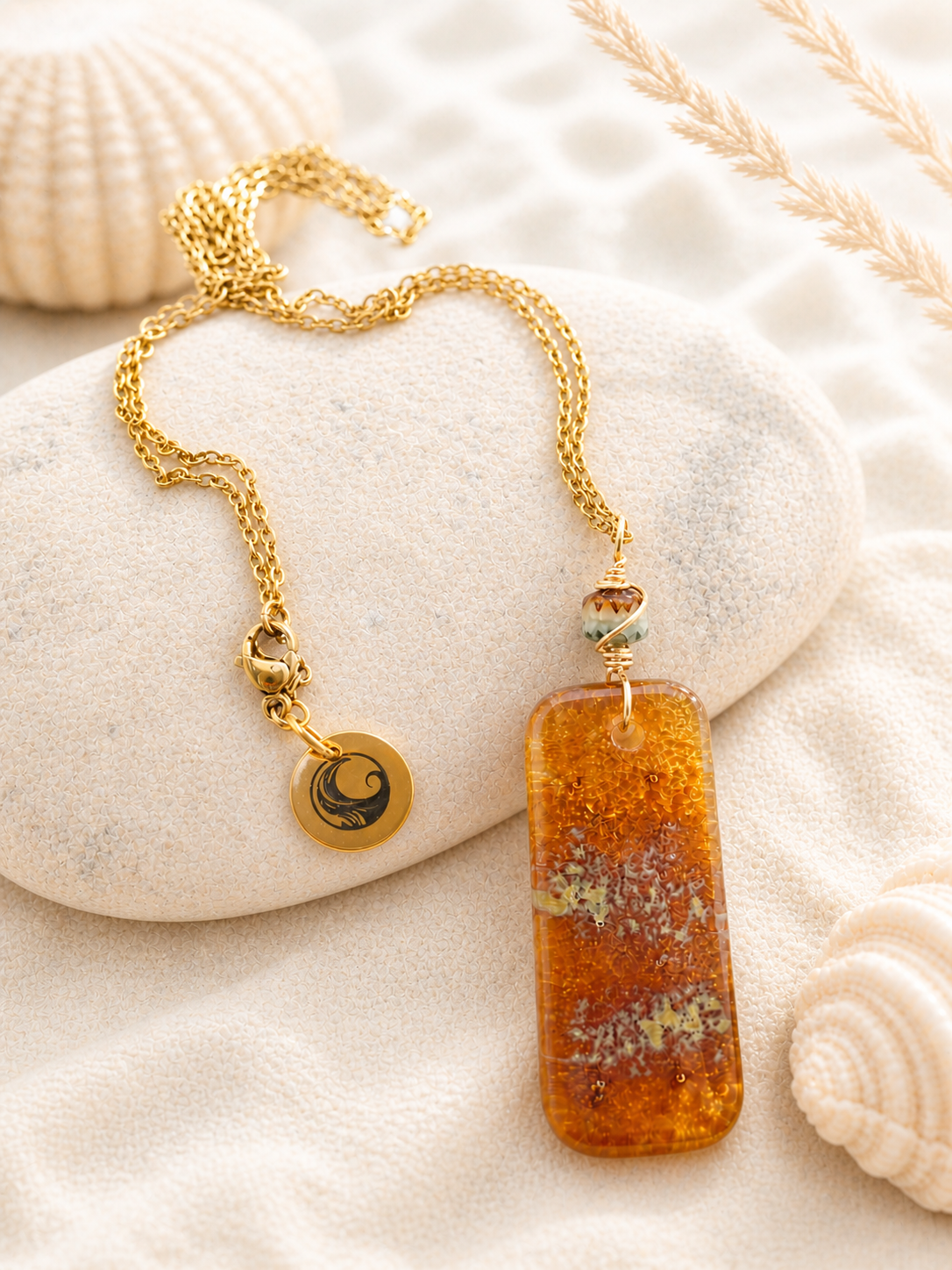 Ember Tide Pendant Necklace