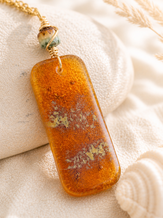 Ember Tide Pendant Necklace