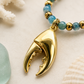 Gold Lobster Claw Coastal Necklace
