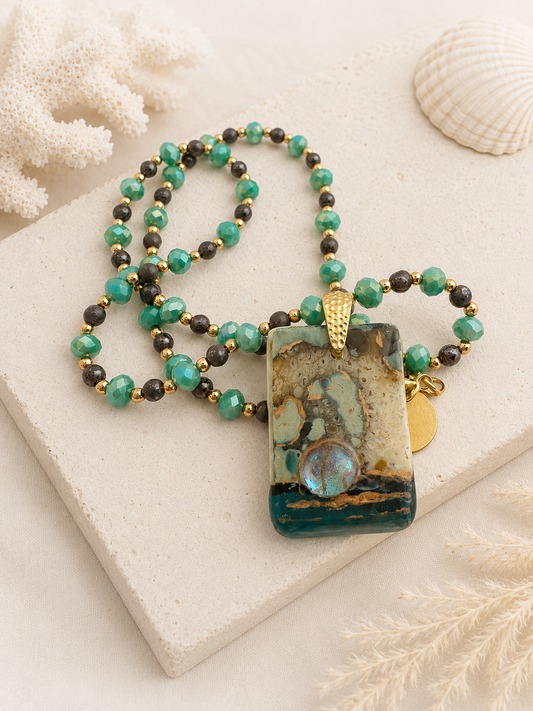 Ocean Relic Artisan Pendant Necklace
