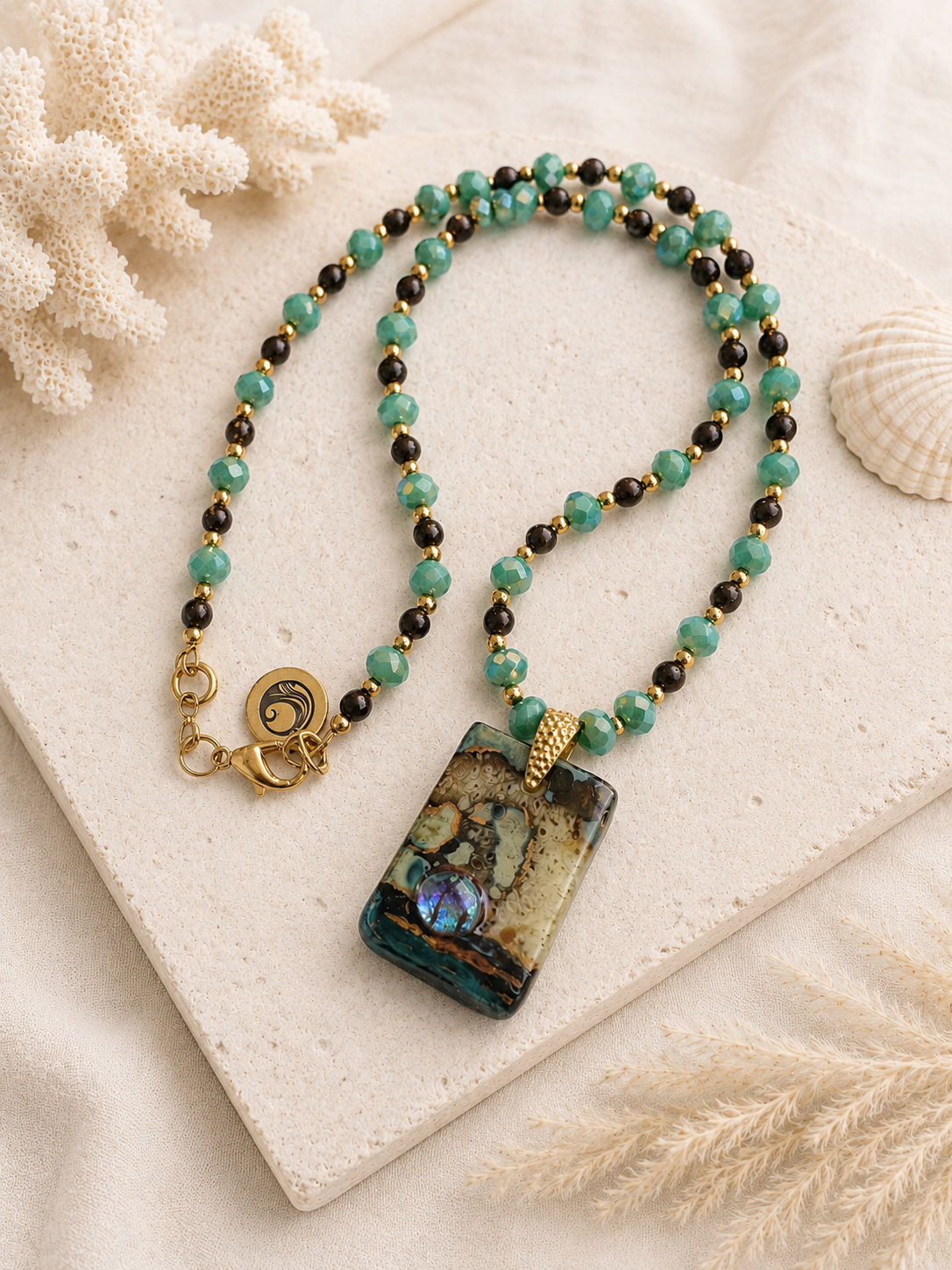 Ocean Relic Artisan Pendant Necklace