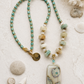 Ocean Fossil Glow Pendant Necklace