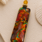 Molten Tide Dichroic Glass Pendant Necklace