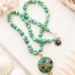 Ocean Tides Glass Lampwork Necklace