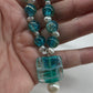 Ocean Tide Lampwork Glass Necklace