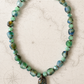 Moss and Sea Roman Glass Necklace
